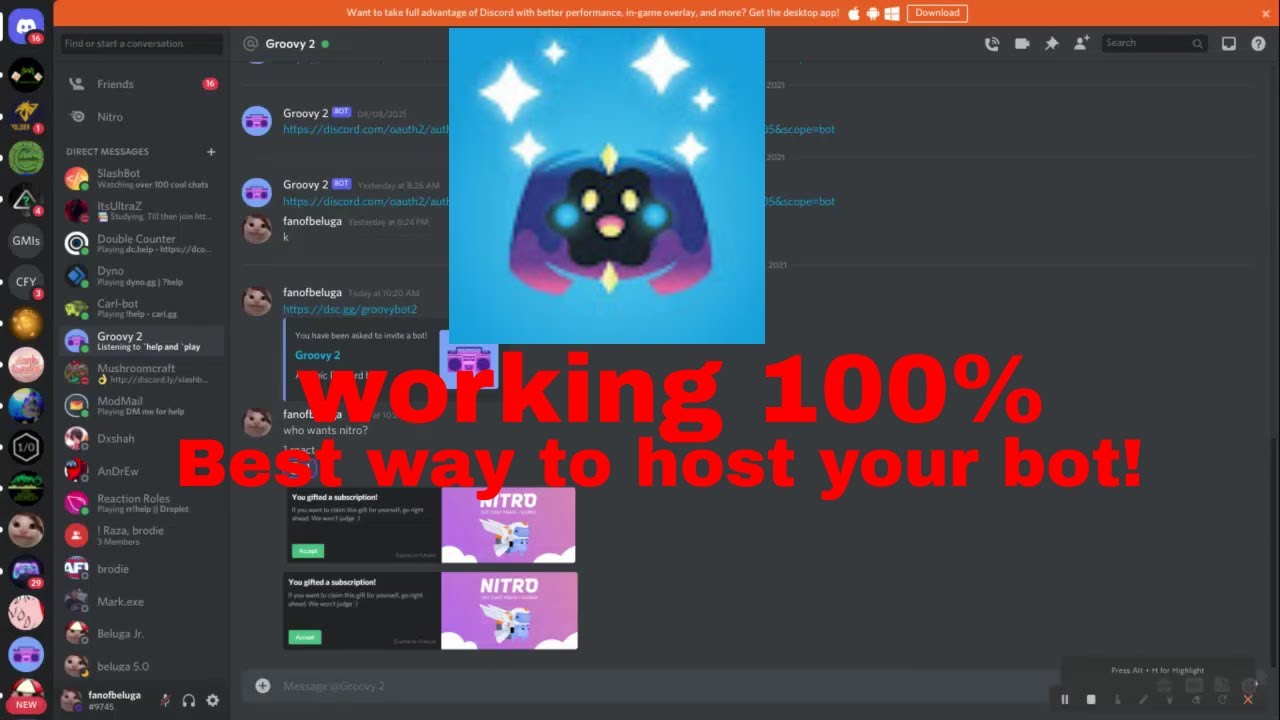The best way to host your bot 24/7 - YouTube