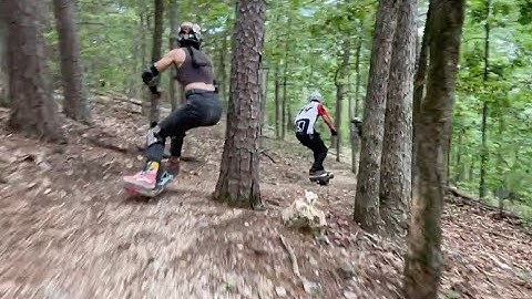 DirtSurferz Onewheel - Allison Stanley - warm up laps