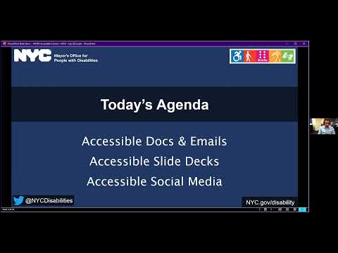 Accessible Communications: Documents & Emails, Slides, and Social Media