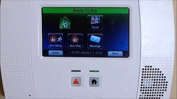 How to Arm and Disarm your Honeywell L5200 & L5210 Lynx Touch Security Alarm