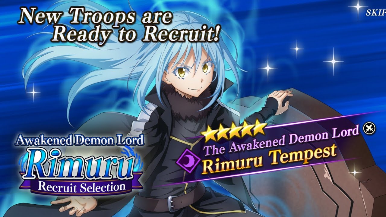 Rimuru Tempest The Awakened Demon Lord | SLIME - ISEKAI Memories - YouTube