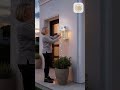 Outdoor Lantern Motion Sensor Porch Light with GFCI Outlets, 11.4'' Dusk to Dawn Outdoor Wall Lig...