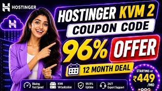 Hostinger KVM 2 VPS Coupon Code ₹2,229 OFF 😱 | 12-Month VPS Deal