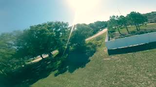 Power loops right into a tree