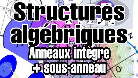 Structures algébriques : Exercice corrigé + #Anneaux intègre + #Exemple + sous-anneau  #15
