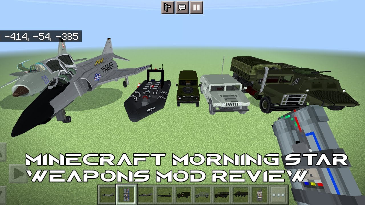 REVIEW OF MORNING STAR WEAPONS MOD MINECRAFT BY DAKAIT GAMING YouTube