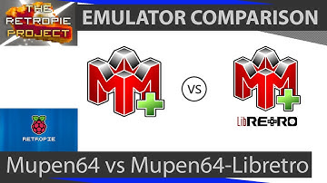 Mupen64 vs Mupen64-Libretro: Side by side comparison of Nintendo 64 emulators on the Raspberry Pi 2