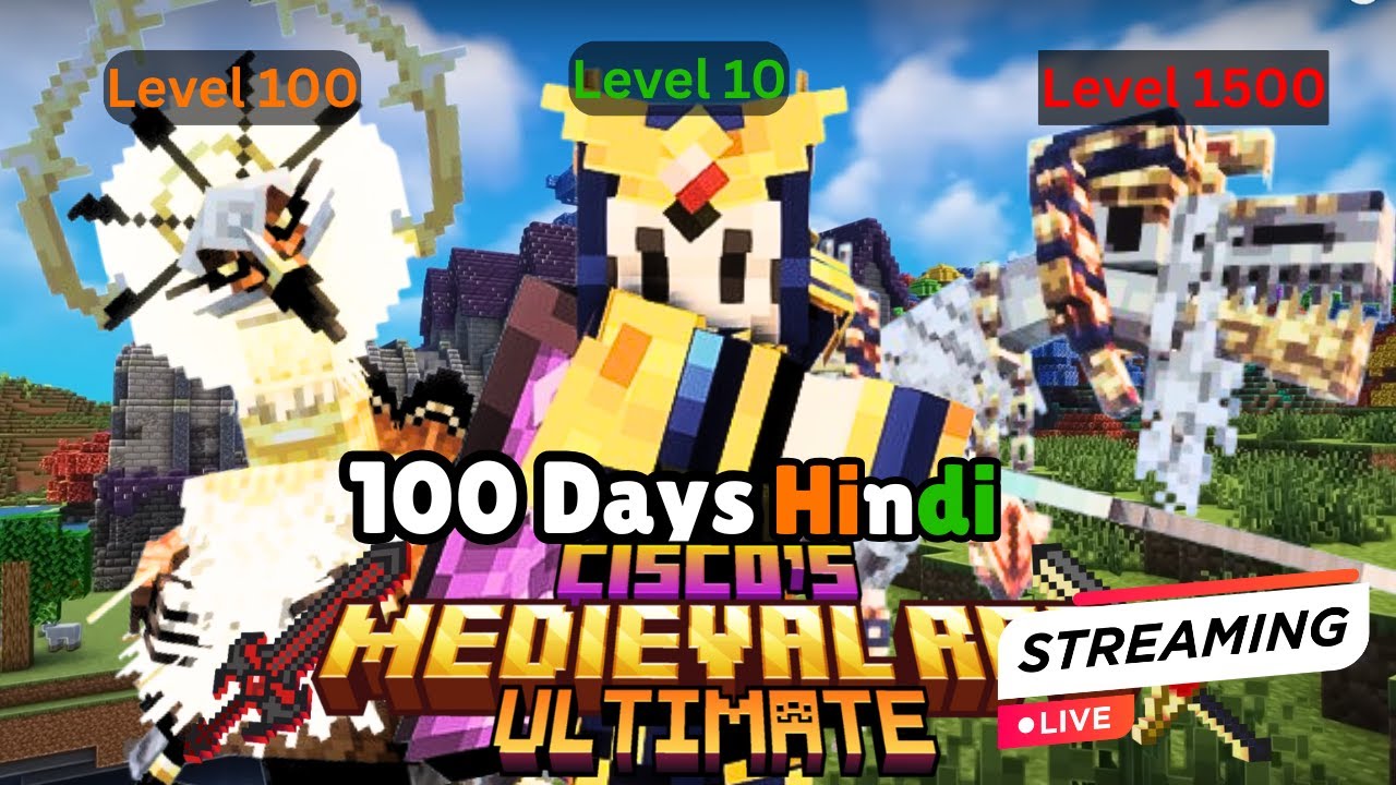 Aaj MODDED MINECRAFT LIVE! | Hindi | Cisco's Medieval RPG