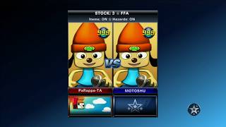 ᴿᴱᵁᴾᴸᴼᴬᴰ PlayStation All-Stars Battle Royale - PaRappa-TA(PaRappa) vs MOTOSHU(PaRappa)