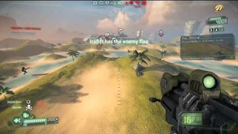 Tribes: Ascend - Juggernaut - HEADSHOT to FLAG CARRIER Test Video