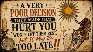 A Very Poor Decision They Made That Hurt You Won’t Let Them Rest, but It May Be Too Late ‼️
