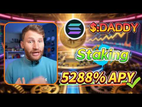 🚨 I Tried Solana DADDY Staking for 24 Hours — Here's What Happened | 5288%