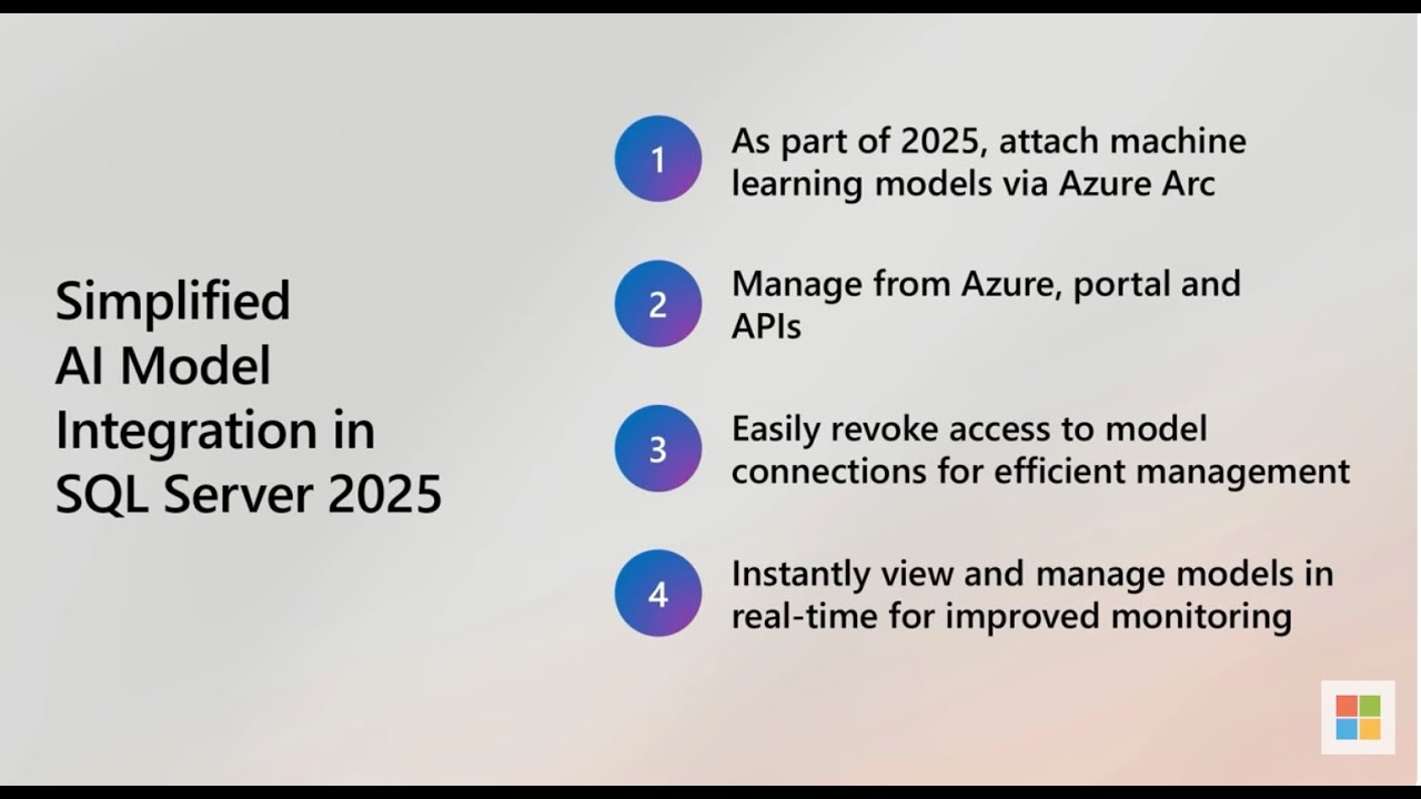 SQL Server 2025: база данных, готовая к использованию ИИ, интеллектуальная обработка запросов и A...