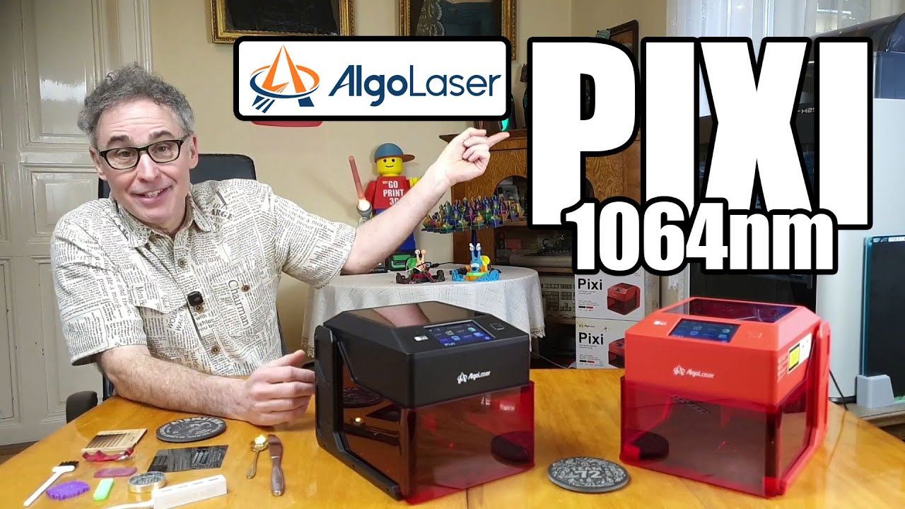 Два лазера AlgoLaser Pixi Twins! 10 Вт синий против 1,5 Вт инфракрасный Pixi 1064 нм — какой из н...