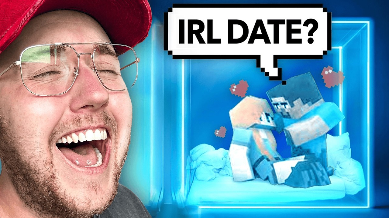 24 STUNDEN BLIND DATE IN MINECRAFT | Zarbex Reaktion