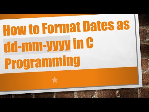 How to Format Dates as dd-mm-yyyy in C Programming