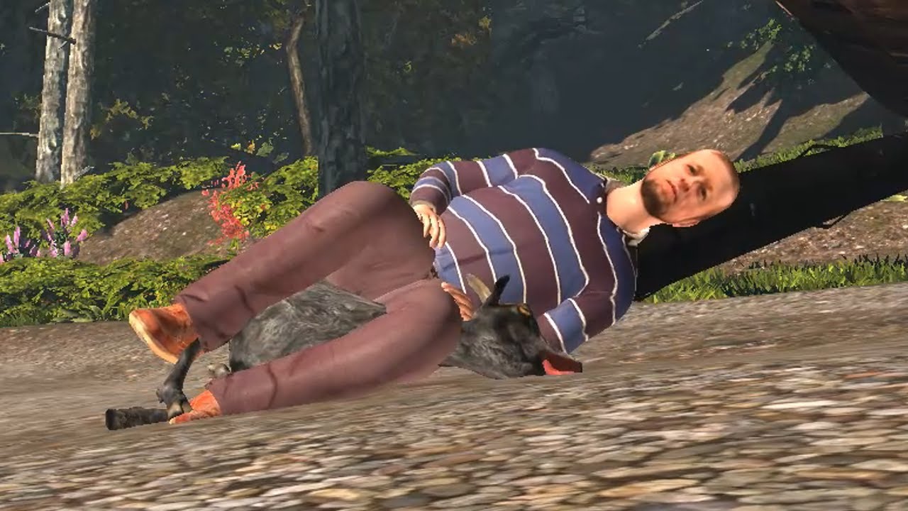 Goat Simulator egy hurrikán közepén