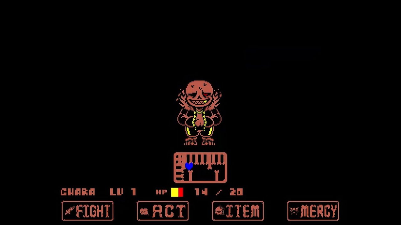 underfell Catastrophe Sans battle! [undertale fangame] 