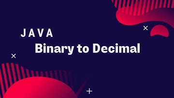 How to convert Binary to Decimal in Java