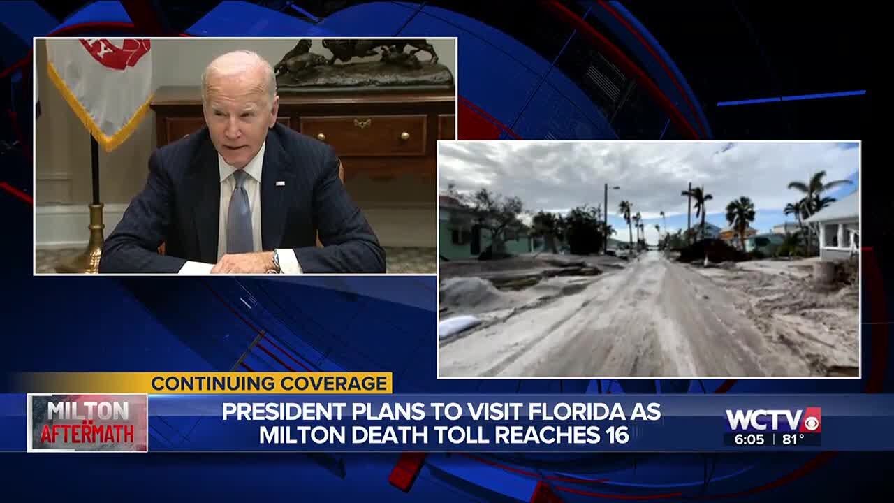 Biden returning to Florida after Hurricane Milton rips through state ...