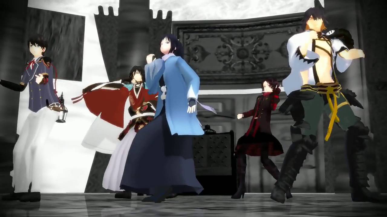 Mmd刀剣乱舞 一騎当千 新撰組 Youtube