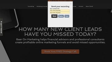 VoicePro Website Voice Recording Tutorial