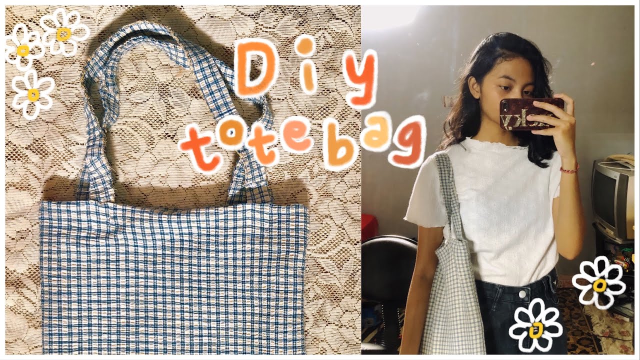 diy totebag (no sewing machine) // what i did on quarantine days YouTube