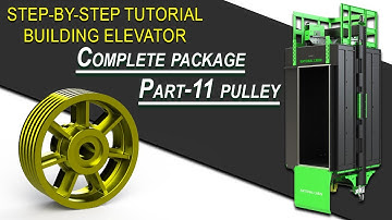 How to build pro elevator cabin. Part 11 Pulley #design