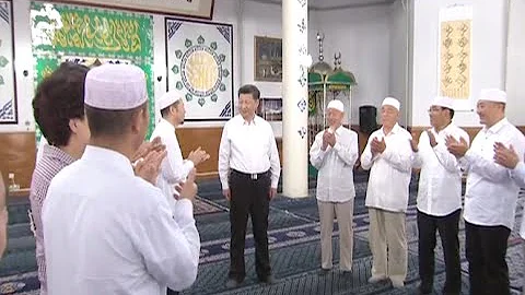 Chinese President Visits Big Mosque in Northwest China - DayDayNews