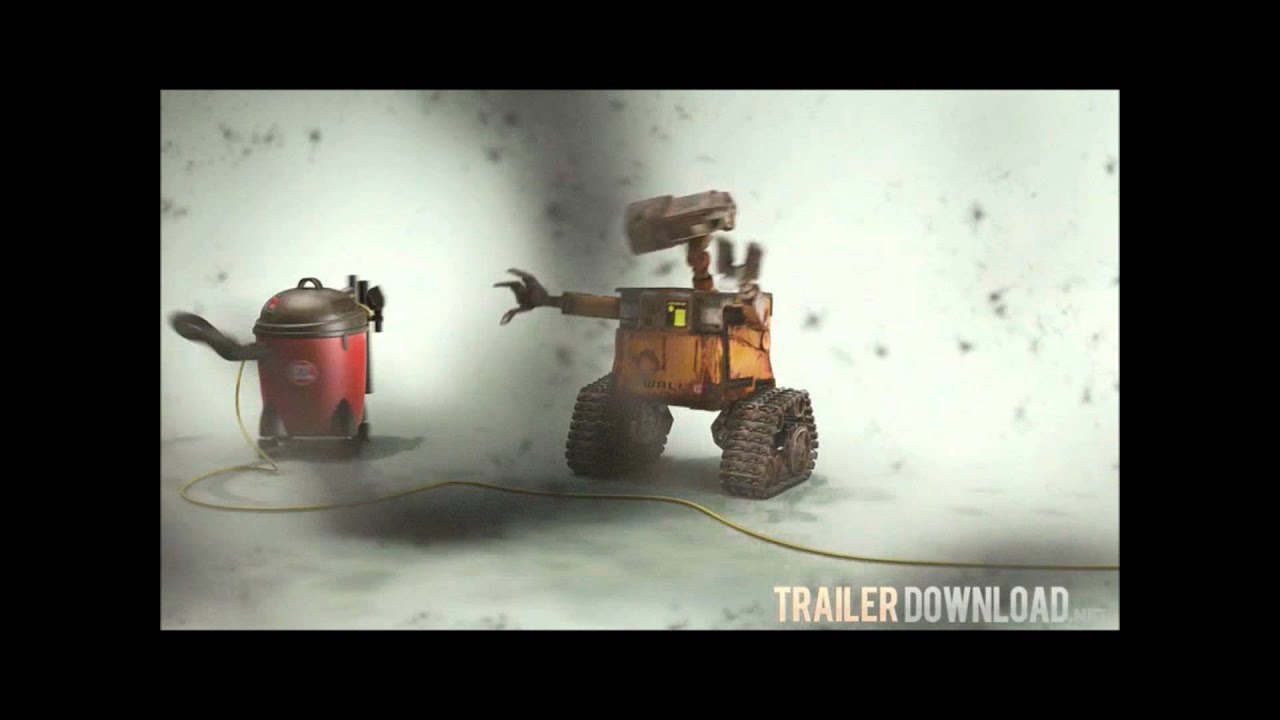 WALL•E and the vacuum cleaner [HD] YouTube