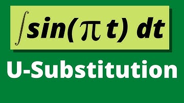 FIND THE INDEFINITE INTEGRAL USING U-SUBSTITUTION | Find the integral of sin pi t dt u-substitution