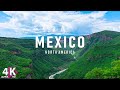 Flying over mexico 4k u amazing beautiful nature scenery with relaxing music for stress relief