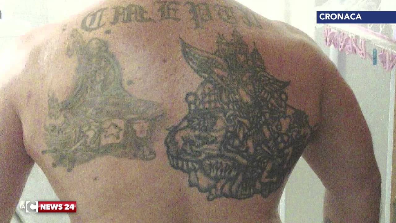 la 'ndrangheta tatuata sulla pelle
