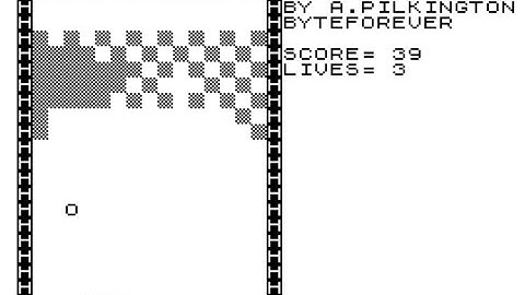 ZX81 BREAKOUT (2023) ZX81 16K