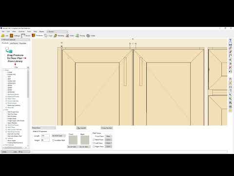 Mozaik Software Tutorials - Door Overlays Frameless Cabinets