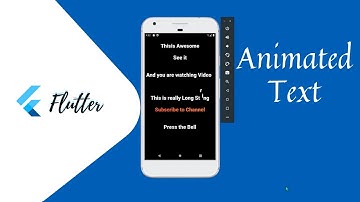 Flutter Animated Text Example | Flutter Packages | Speed Code