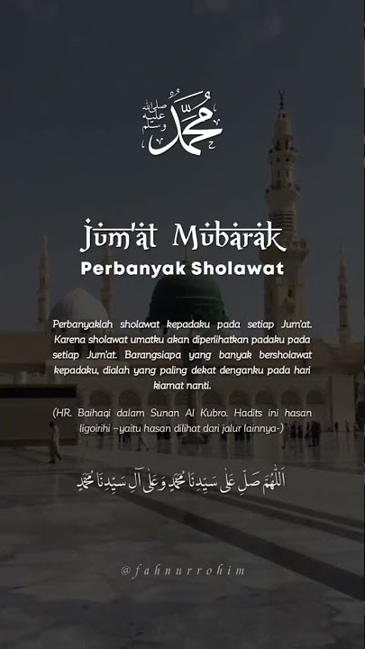 story sholawat.... jumat mubarak/story 30 detik