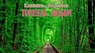 Тоннель любви,Клевань.Одно из самых романтичных мест в Украине!