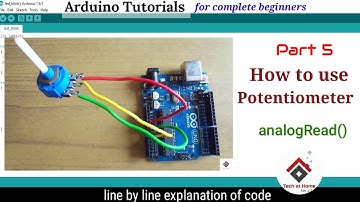 How to use Potentiometer with Arduino (code explained)| analogRead | Arduino tutorial 5
