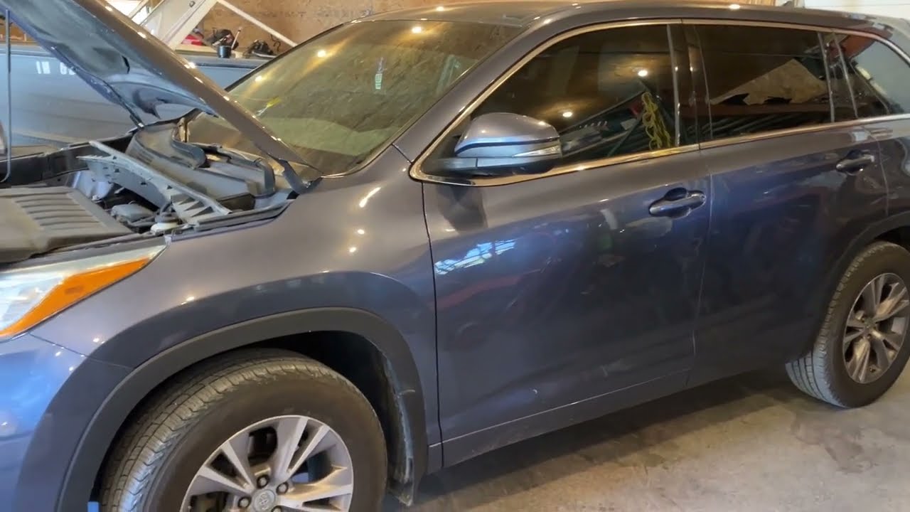 Код P0015 3.5 Toyota Highlander Замена соленоида VVT