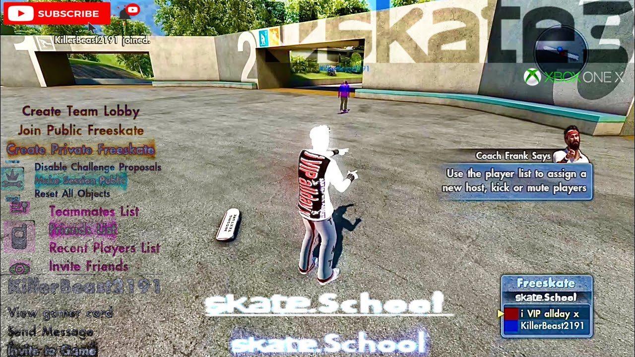 How to Get extra skaters and use some codes in Skate 3 « Xbox 360