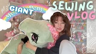 Sewing A Ridiculously Oversized My Little Pony Plushie - WITH PATTERN! - Sewing Vlog - Shaiyeh ♥ screenshot 5