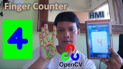 Finger Counter OpenCV with HMI