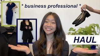what i wore to my internship in new york || BUSINESS PROFESSIONAL WORK WEAR HAUL