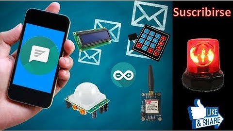 Arduino - Alarma y envio de SMS con el sensorPIR