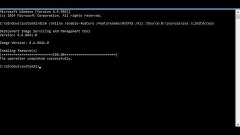 Install .NET Framework 3.5 Offline