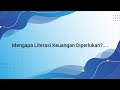 Pentingnya literasi keuangan untuk hindari investasi bodong