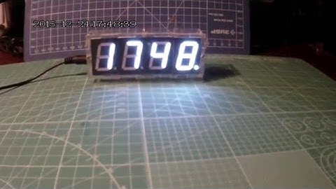 DIY 4 Digit LED Electronic Clock Kit Temperature Light Control Version