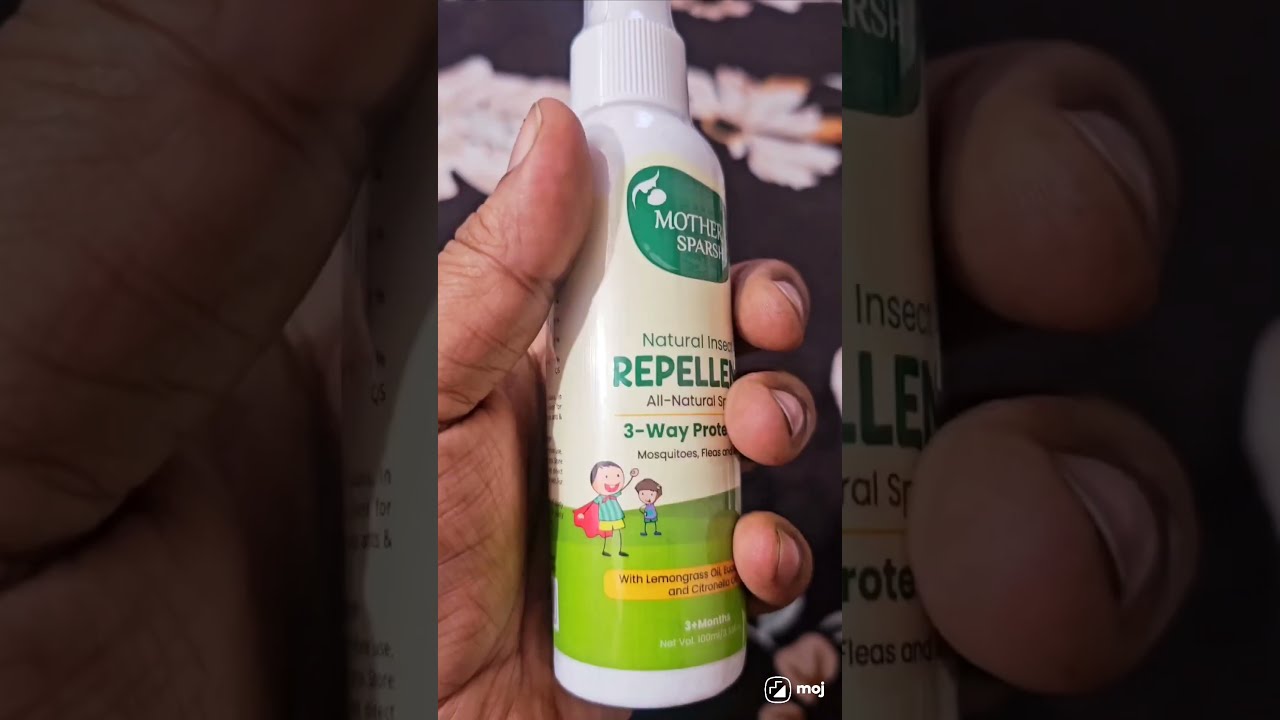 Mother Sparsh Natural Insect Repellent 3 Way Protect Spray From Mosquitoes Fleas And Ants 
