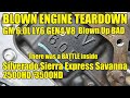 Chevy / GMC 6.0L Gen4 V8 "LS" LY6 Blown Engine Teardown. I'm Sure That Sounded GREAT.